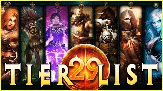 TIER LIST SAISON 29  Best builds all classes  Diablo 3 [upl. by Einitsed]