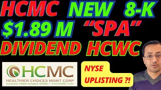 New⚠️HCMC Stock 8K⚠️ HCWC Spinoff NYSE UpListing Update  Can HCMC Get it Done⚠️HCMC News Today [upl. by Rimas657]