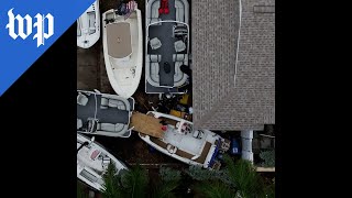 Recovery efforts underway after Helene floods Tampa region [upl. by Ezzo803]