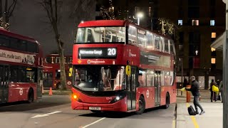 Buses at Walthamstow Bus Station 5124 [upl. by Cassi]