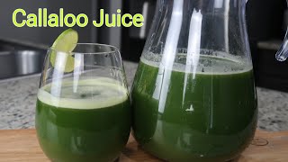 Callaloo juice recipe [upl. by Batish]