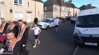 Ahoghill Loyal Sons Of William  Calderbank  Morning Feeder Parade  06072024 4K [upl. by Greene]