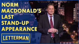 Norm MacDonalds Final StandUp Performance On Letterman [upl. by Faber]