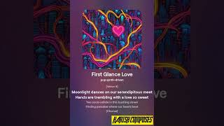 First Glance Love by Harish Composes  Official Lyrical video [upl. by Allana]