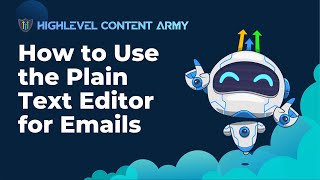 How to Use the Plain Text Editor for Emails [upl. by Kalk]