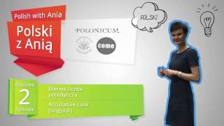 2 Accusative case singular  Polski z Anią 2 Biernik liczba pojedyncza [upl. by Normandy330]