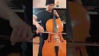 Day 180 Bach Suite No1 in G major for Cello  Allemande bar 17 practice [upl. by Enylcaj67]