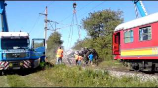 Bergung eines ÖBB Güterwagen [upl. by Dygall]