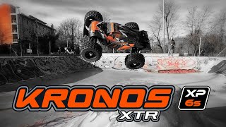 2040 RC  Team Corally Kronos XTR 6s showtime  Parco Lambro skatepark [upl. by Nogem]