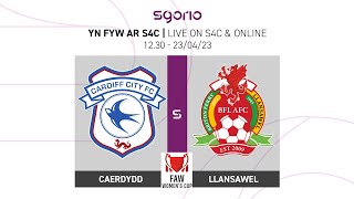 FULL MATCH  Cardiff City 40 Briton Ferry Llansawel  FAW Womens Welsh Cup Final [upl. by Marlyn]