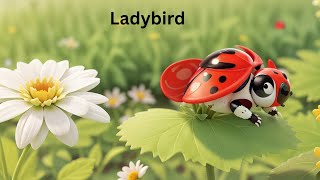 Ladybird Song for Kids  Fun Bug Song with Lyrics [upl. by Nakah]