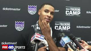 Keegan Murray amused by Kings teammates who wish hed talk more discusses his defensive evolution [upl. by Cynth]