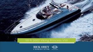 50 ft 2002 Viking Princess V50  Rick Obey and Associates [upl. by Deane]