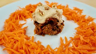 Vegan Carrot Cake Forks Over Knives oilfree [upl. by Ahcrop]