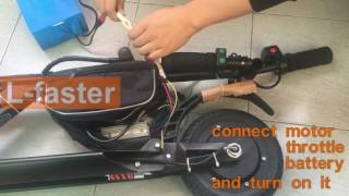 Lfaster electric brushless motor controller quotresetquot function demo video [upl. by Nelly703]