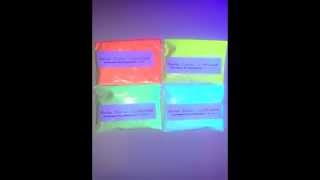 SolarColorDustcom  Invisible Fluorescent Pigments [upl. by Guillaume]