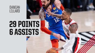 Damian Lillard 29 points Highlights vs Oklahoma City Thunder  Game 2 [upl. by Onivag]