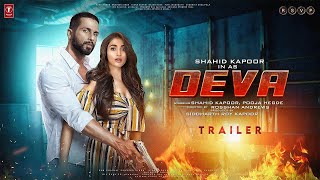 DEVA Teaser Trailer Shahid Kapoor Rosshan Andrrews Pooja Hegde Kubbra In Cinemas 11th Dec [upl. by Audun76]