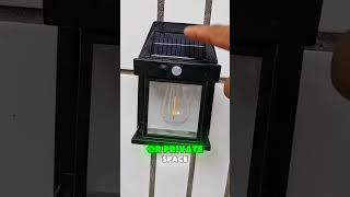 LED Solar Lights PIR Motion Sensor Wall Light Solar Outdoor Light Waterproof Solar Powered Sunlight [upl. by Fuld]