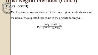 Trust Region Method Levenberg Marquardt Algorithm [upl. by Syman]