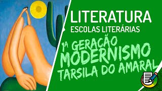 Literatura  Modernismo Brasileiro  Tarsila do Amaral  Características e Pinturas  ENEM [upl. by Vijnas455]