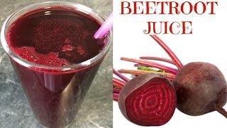 How to Make Beetroot Juice  Super Healthy Beet Juice [upl. by Cordie]