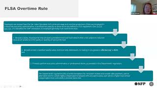 FLSA Overtime Overhaul Calculating New Salary Thresholds  Sector Call in June 2024 [upl. by Fanchie]