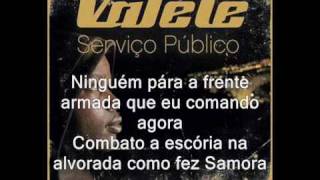 Valete Serviço Publico  AntiHerói letra [upl. by Sivet]