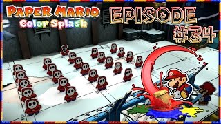 Paper Mario Color Splash  Cheatit Or Drown Fort Cobalt  Episode 34 [upl. by Hurlee232]