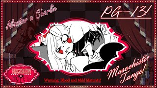 Alastor x Charlie Masochistic Tango PG13 4k Sub Special Hazbin Hotel AU Comic Dub [upl. by Nylirrehs]