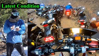 Ride To Chandragiri  Heavy Snowfall amp Traffie Jam [upl. by Ynafets771]