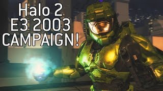 NEW GAMEPLAY OF THE MYTHICAL HALO 2 CAMPAIGN E3 2003 DEMO [upl. by Maryjane]