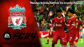 Mendes Scores A Hattrick Against His First Club  EAFC 24 Player Career Mode Episode 43 [upl. by Gusba]