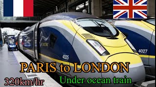 Paris to london trainEurostar standard premier via Channel Tunnel [upl. by Eyoj]