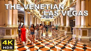 4K HDR The Venetian Las Vegas Walking Tour  2023  Las Vegas Nevada USA [upl. by Karame]