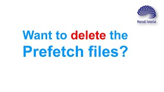 How to delete the Prefetch files in Windows [upl. by Anahtor]