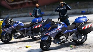 GTALSPDFR BRIGADE MOTOCYCLISTE DE LA DOUANE 132 [upl. by Wolram411]