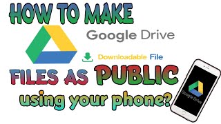 How to make your Google drive files as public  Sisa Canicula tagalog [upl. by Mezoff703]