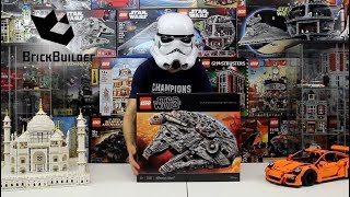 Unboxing The Biggest LEGO Set Ever  LEGO Star Wars 75192 UCS Millennium Falcon Unboxing  Haul [upl. by Gilliette]