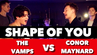 Ed Sheeran  Shape Of You SING OFF vs The Vamps [upl. by Adnohsed876]