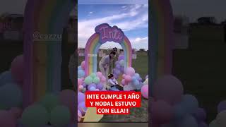 cazzu celebra a Inti su primer año Y christiannodal estuvo presente chisme videoviral shorts [upl. by Lacefield]