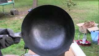 Einbrennen eines Wok  How To Season a Wok  Disturbed Cooking Ep 49 [upl. by Kuster]