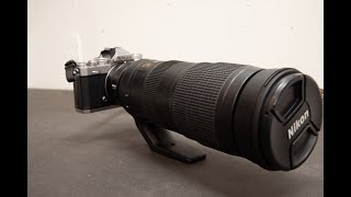 Objektiv AFS Nikkor 200500mm f56E ED VR [upl. by Skyler502]