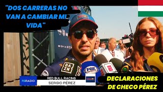 Esto dijo Checo Pérez Acabó con los rumores sobre su posible salida de Red Bull F1 radio español [upl. by Ona683]