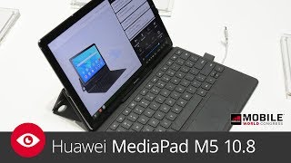 Huawei MediaPad M5 108 MWC 2018 [upl. by Hausner]