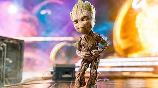 Guardians of the Galaxy 2 GOTG 2 Baby Groot Dancing to Mr Blue Sky Opening Dance Scene Explained [upl. by Ress]