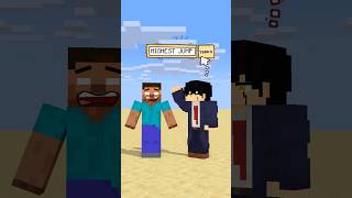 HELP Herobrine To Power Up And Highest Jump friendship shorts trending anime [upl. by Adirem]