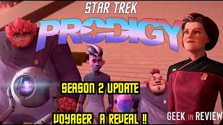 Star Trek Prodigy Season 2 first look The EMH Doctor returns  USS VOYAGER A revealed [upl. by Ochs]