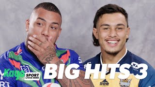 NRL Players react l Big Hits of the decade part 3 l Kayo Sports [upl. by Alodee]