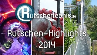 WasserrutschenHighlights  Top Water Slides 2014 [upl. by Nrehtac657]